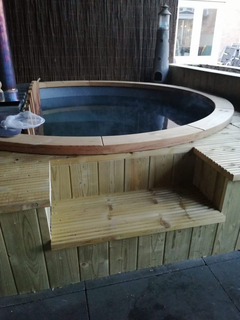 Terrace - Houten bovenrand