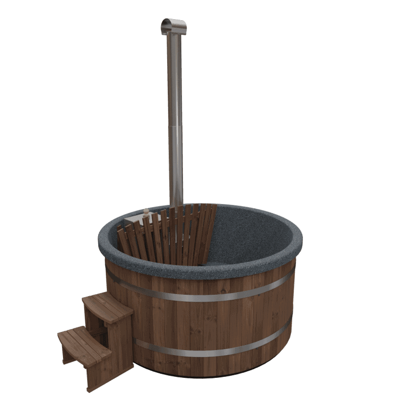 Trap thermowood rond smal